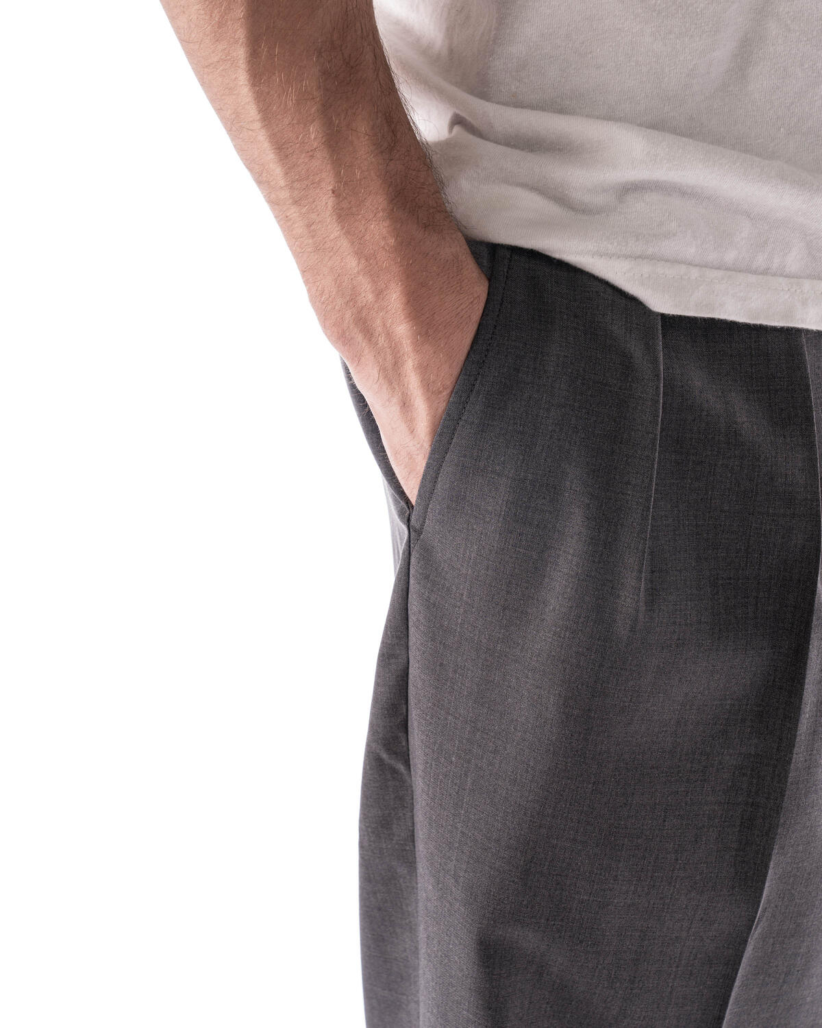 Beamsplus 2 Pleats Wool Tropical Pants - Image 8