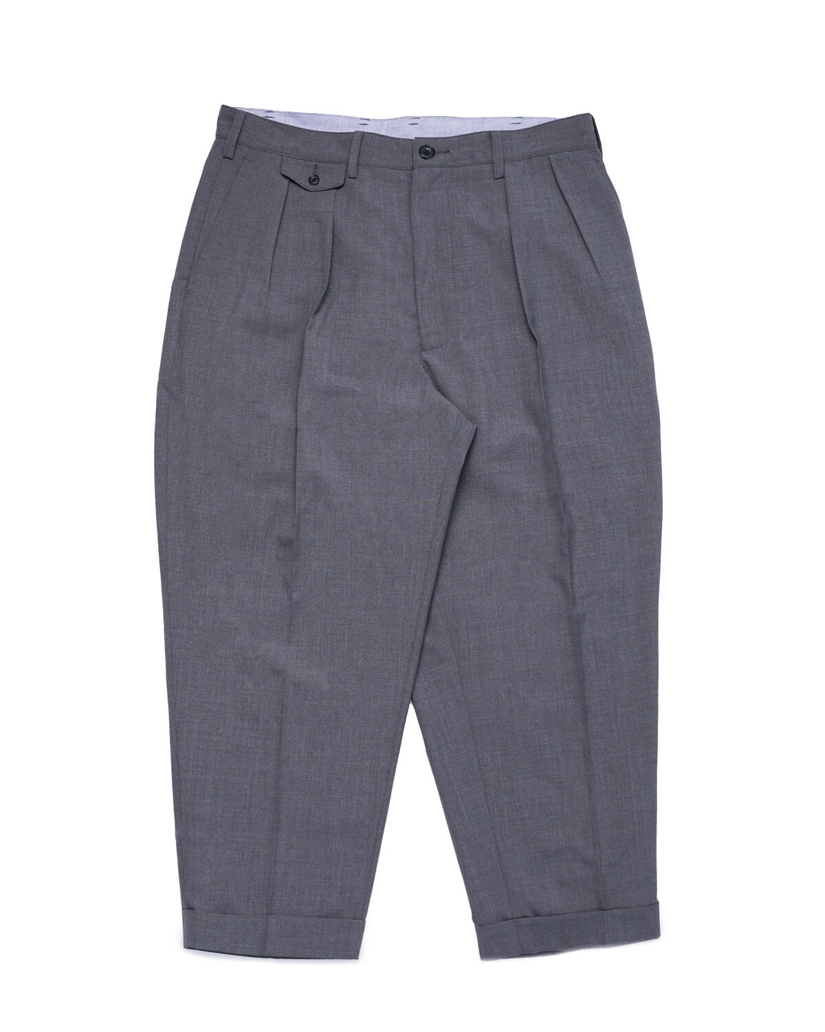 Beamsplus 2 Pleats Wool Tropical Pants - Image 2