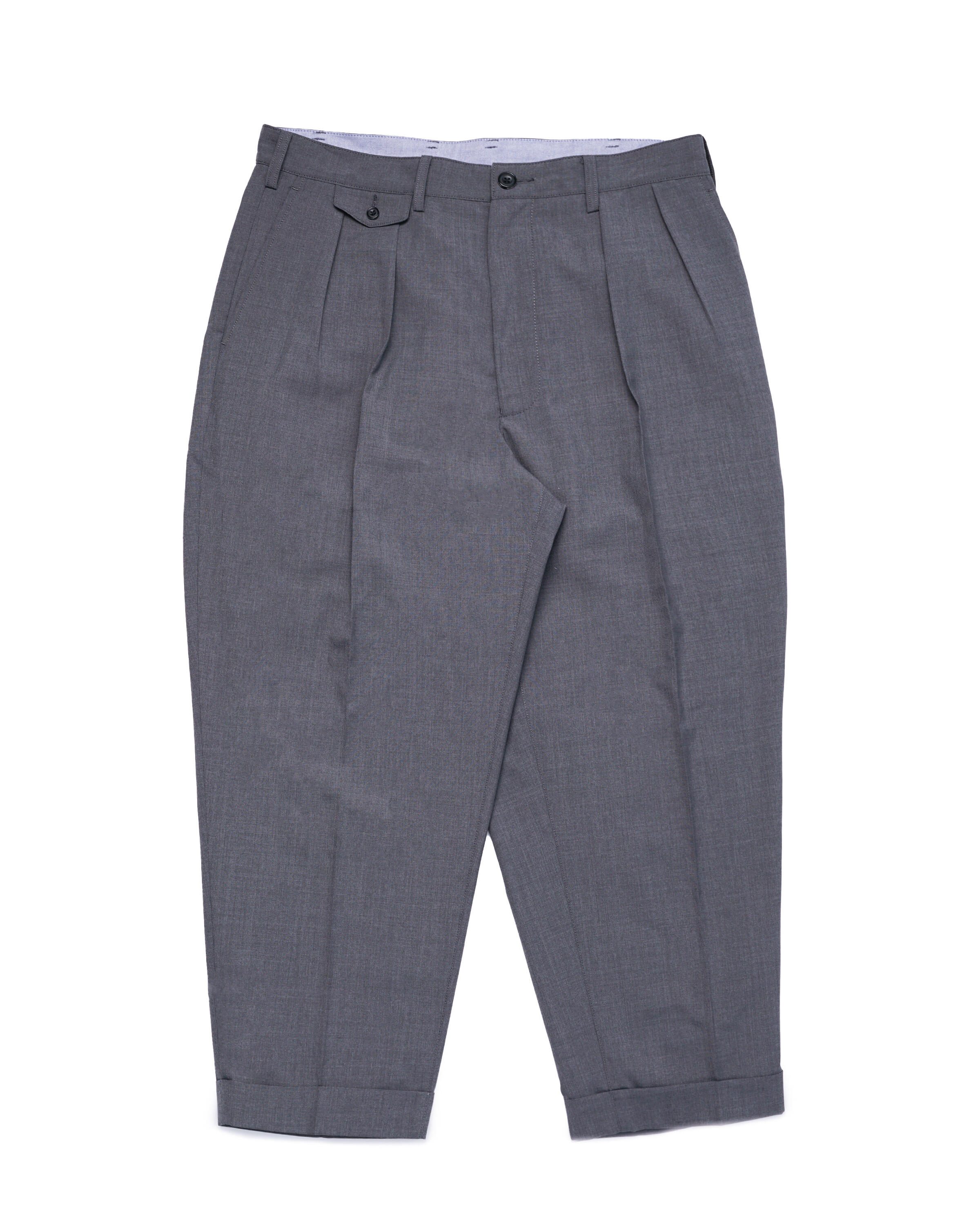 Beams+ 2 Pleats Wool Tropical