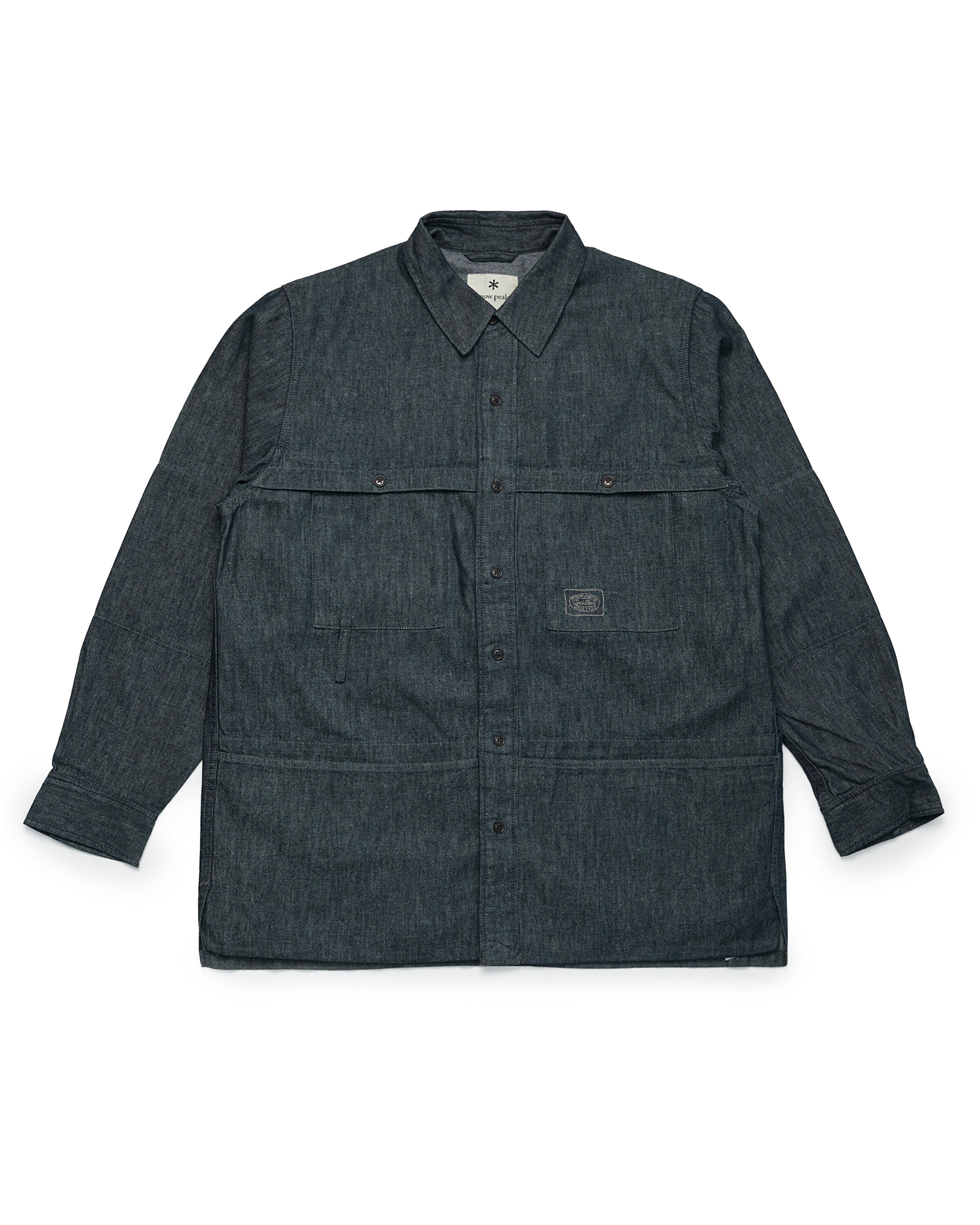 snow peak TAKIBI Light Denim Utility Shirt