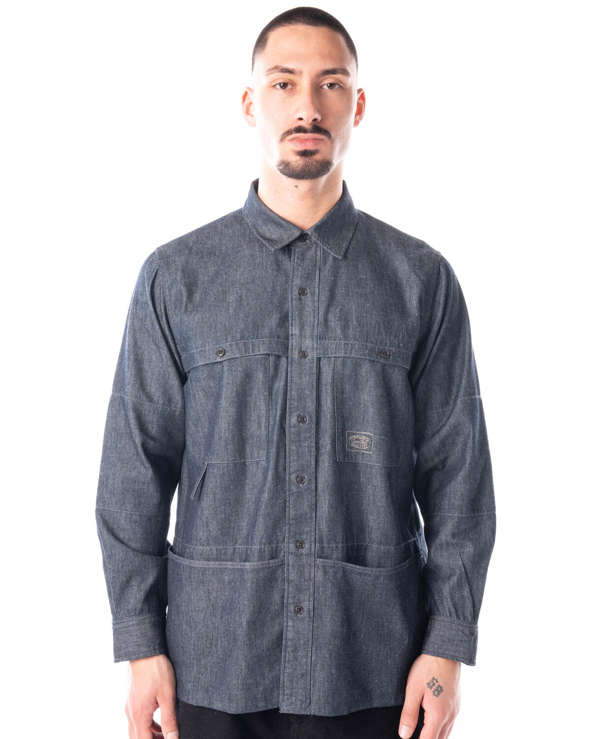 Snow Peak Takibi Light Denim Utility Shirt - Image 3