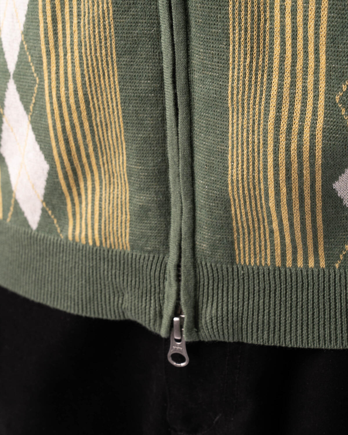 Beamsplus Zip Knit Polo Stripe - Image 8