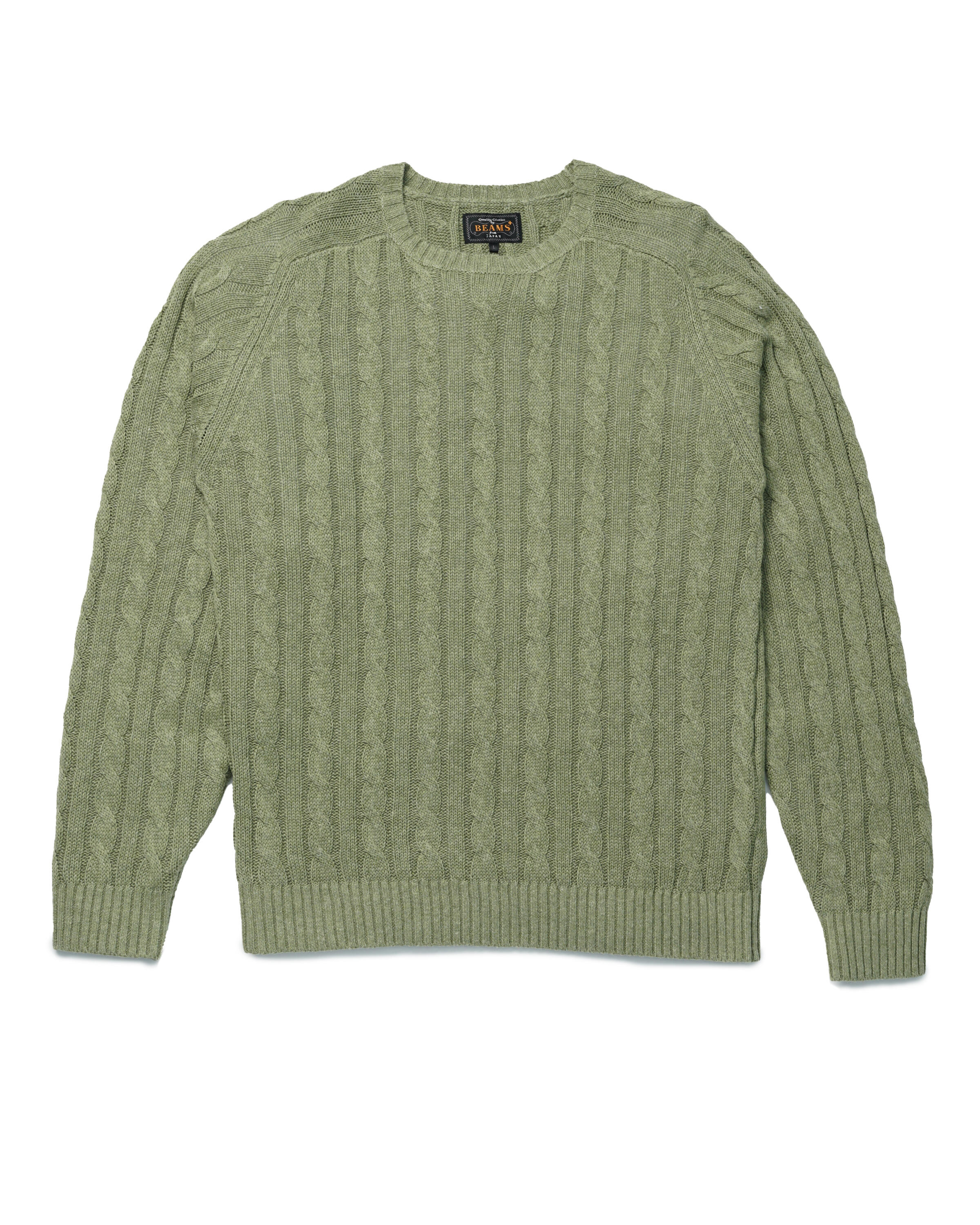 Beams+ Crew Cable Cotton Linen
