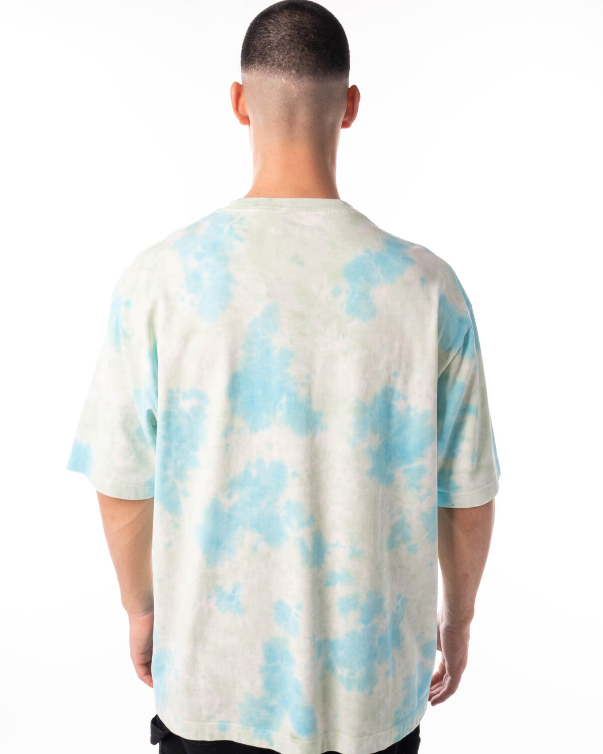 Jordan Essentials Oversized S/S Tee (Pale Ivory/Pistachio Frost/Bleached Aqua) - Image 7