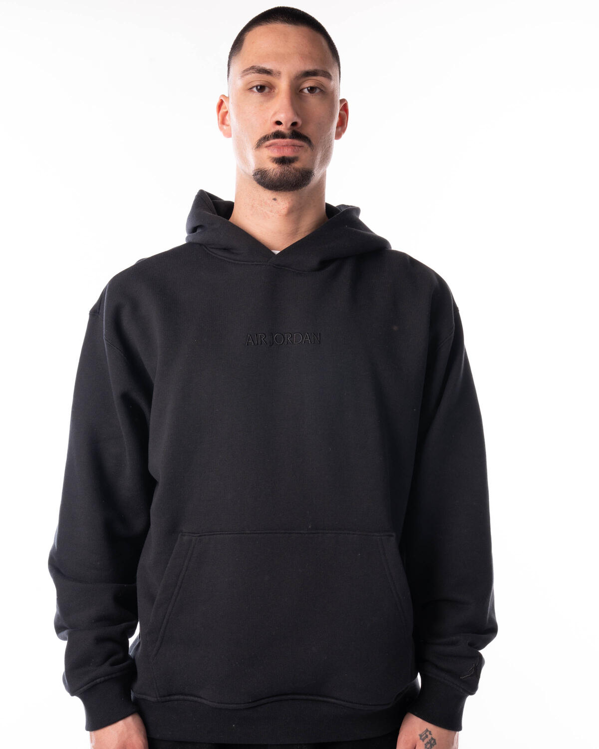 Air Jordan Wordmark Hoodie (Black) - Image 3