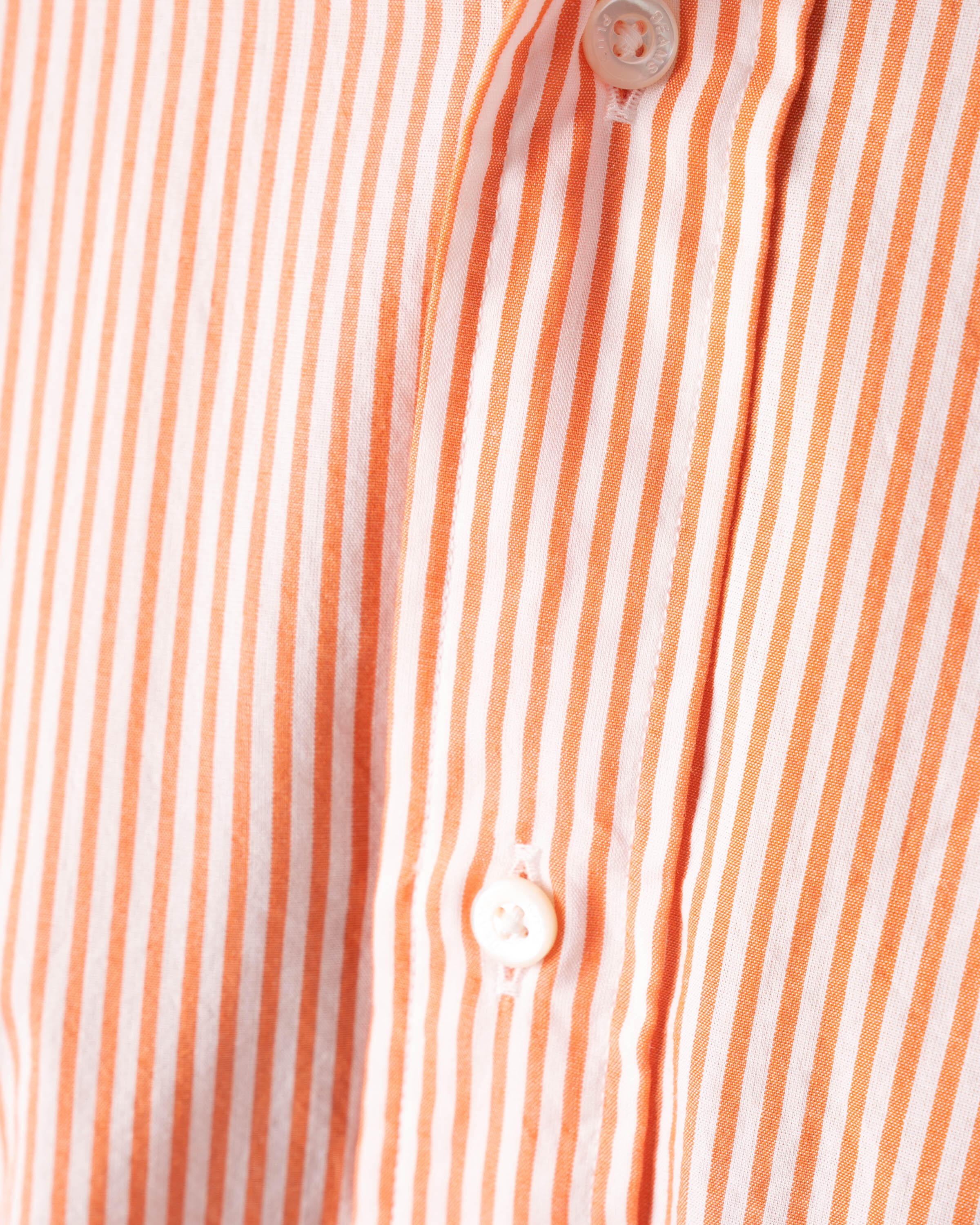 Beams+ B.D. Cotton Silk Block Stripe Classic Fit