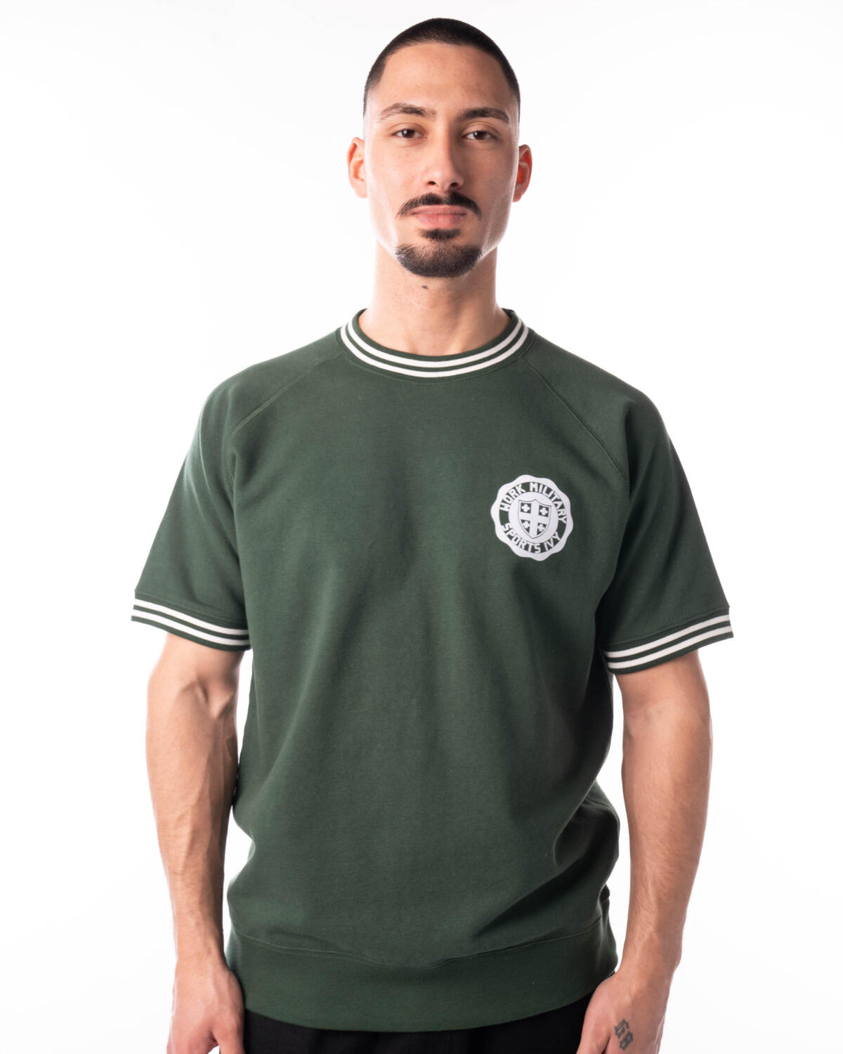 Beamsplus Short Sleeve Sweat Rib Line Print - Image 3