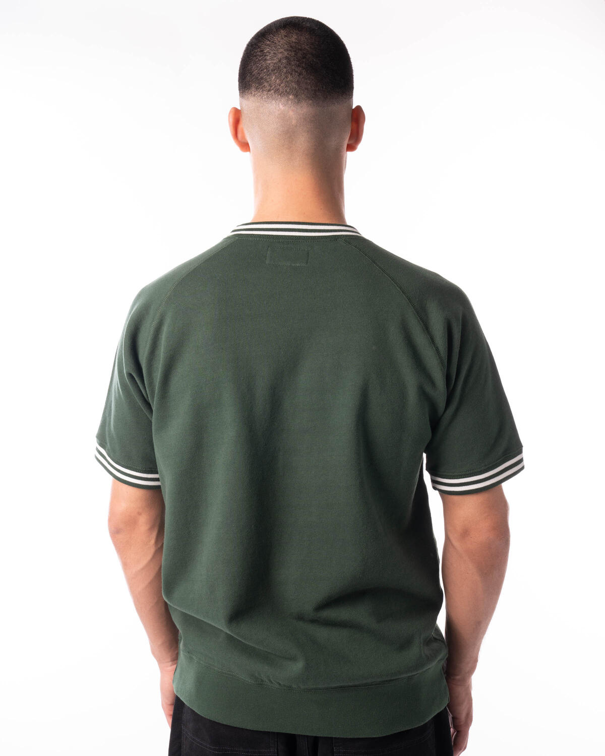 Beamsplus Short Sleeve Sweat Rib Line Print - Image 4