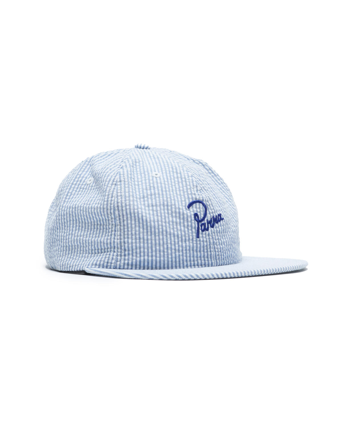 by Parra Classic Logo 6 Panel Hat 'White/Blue' - Image 2