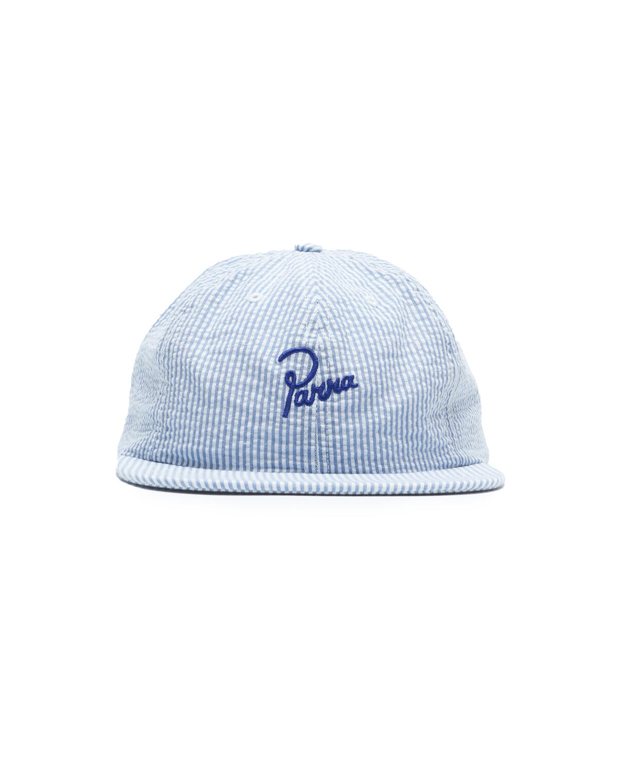 by Parra Classic Logo 6 Panel Hat 'White/Blue' - Image 3