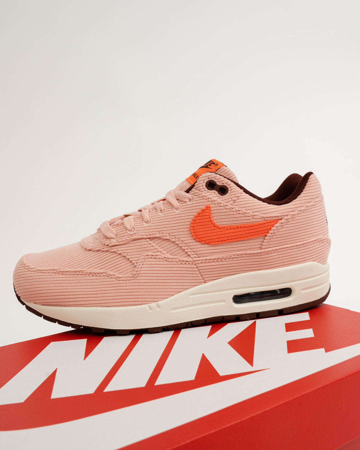 Nike Air Max 1 PRM - Coral Stardust / Bright Coral / Oxen Brown - Image 18