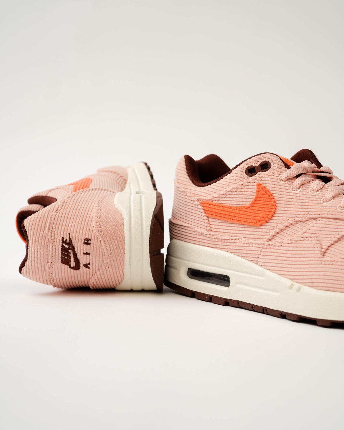 Nike Air Max 1 PRM - Coral Stardust / Bright Coral / Oxen Brown - Image 19