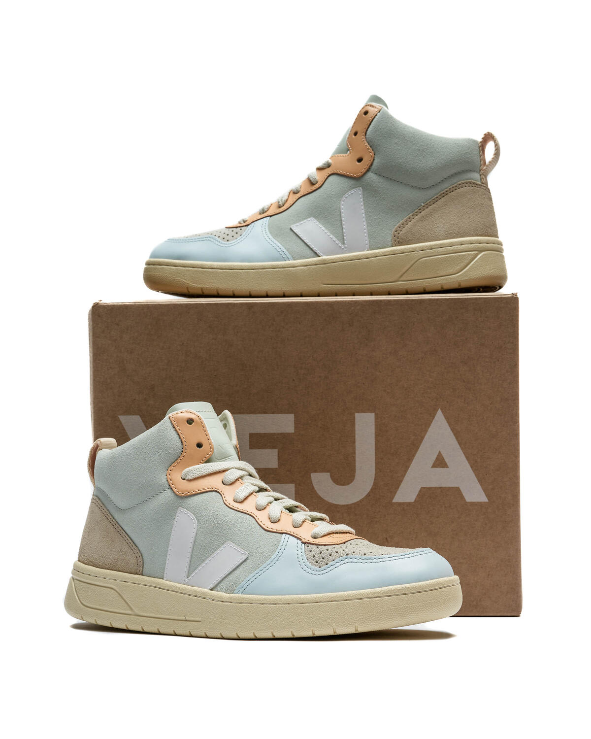 Veja V-15 Jade White Multico (Women's) - Image 6