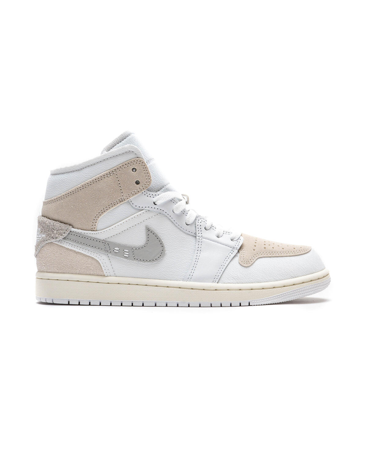 Air Jordan 1 Mid SE Craft White/Light Orewood Brown/Tech Grey - Image 25