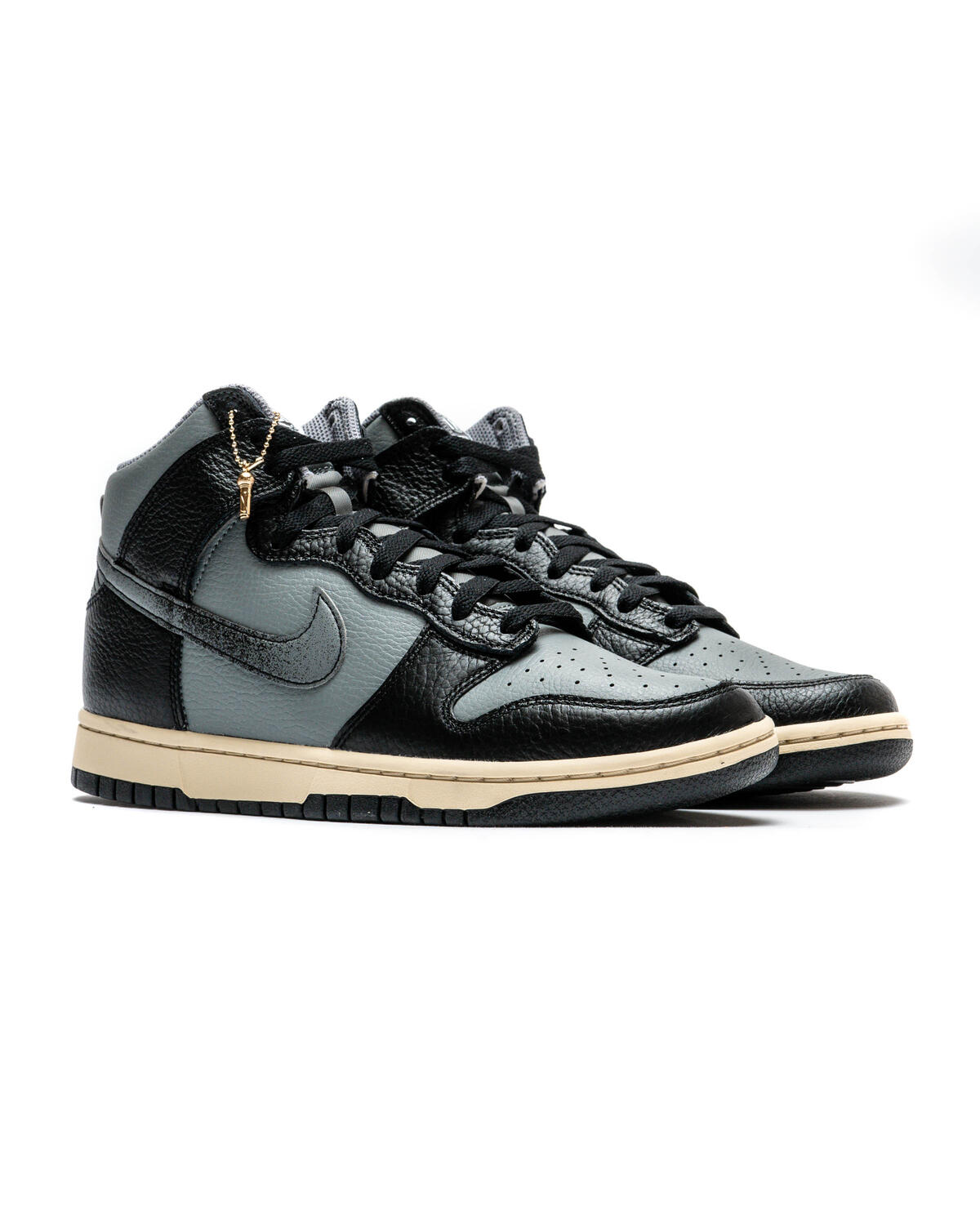 Nike Dunk High Smoke Grey/Black/Beach - Image 3