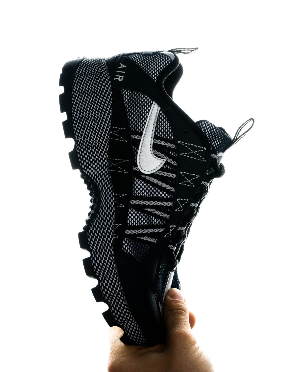 Nike Air Humara Black and Metallic Silver (Women's) - Image 28