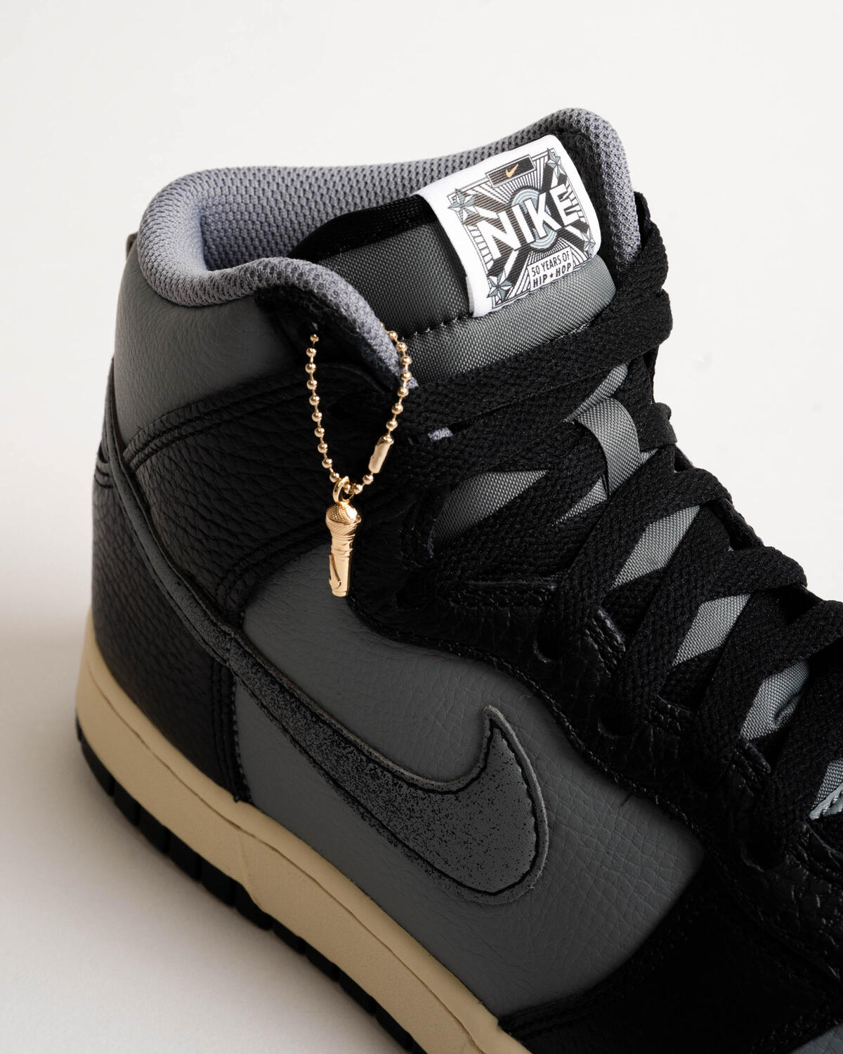 Nike Dunk High Smoke Grey/Black/Beach - Image 8