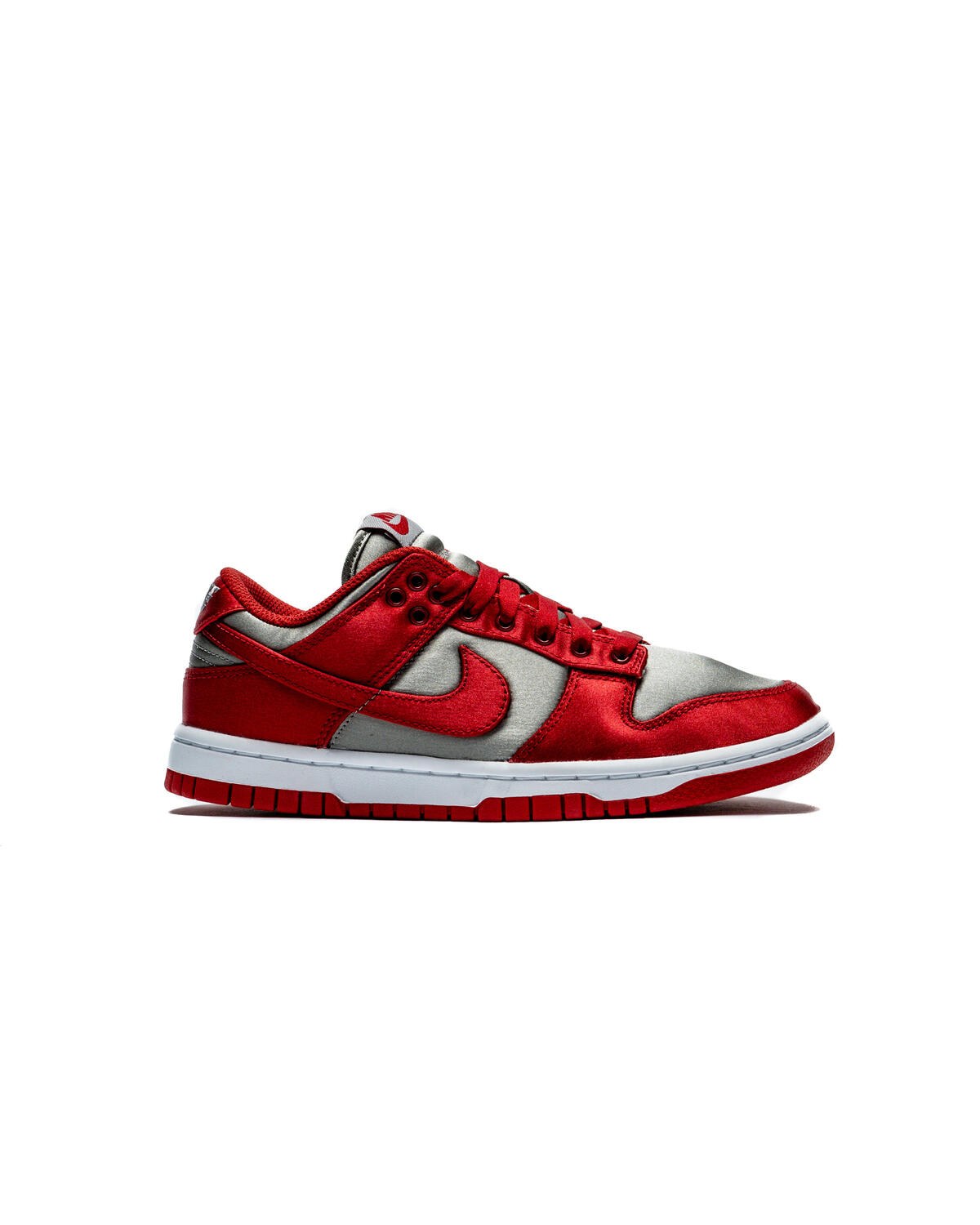 Nike Women's Dunk Low Essentials "UNLV Satin" Medium Grey/Varsity Red - Image 21