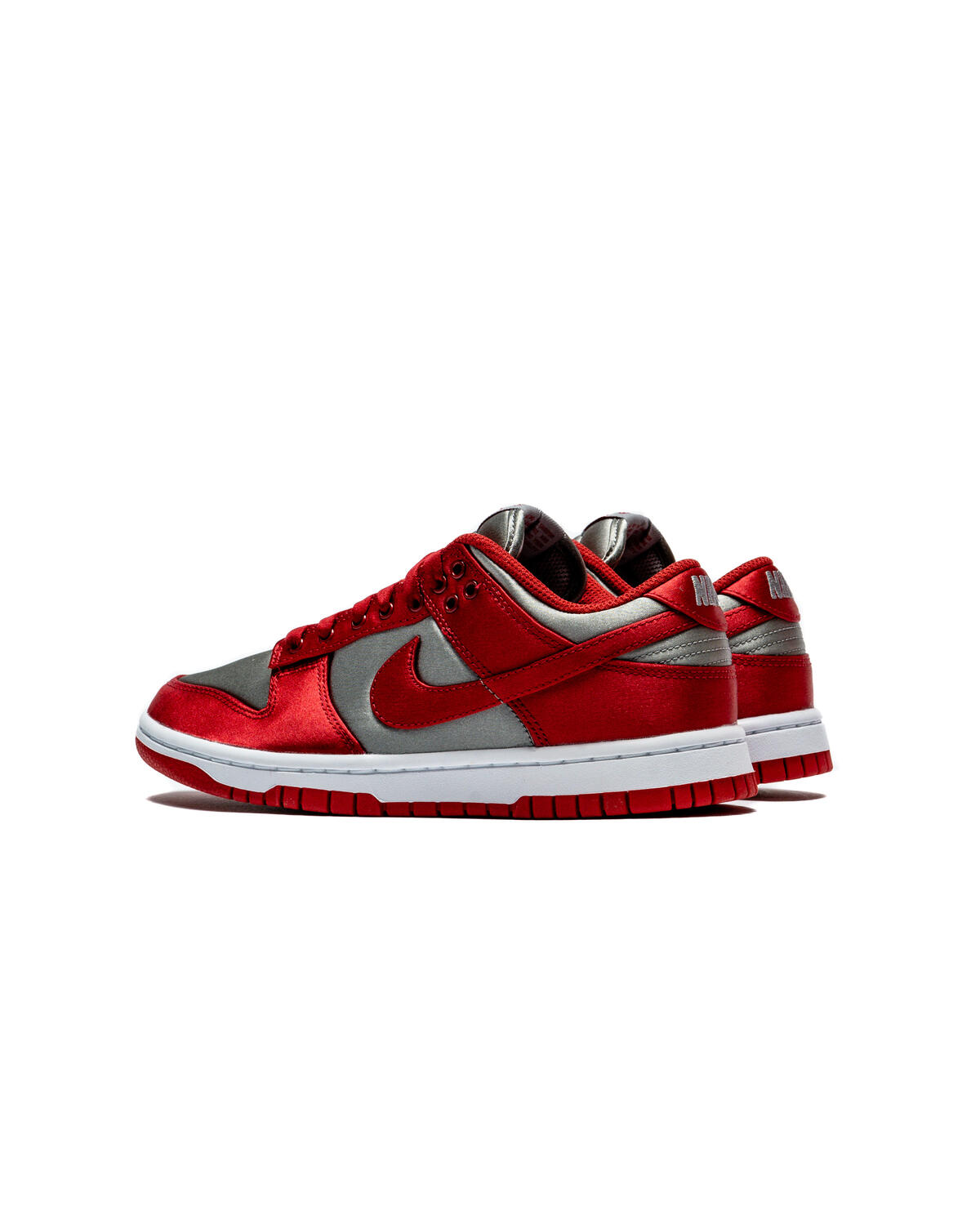 Nike Women's Dunk Low Essentials "UNLV Satin" Medium Grey/Varsity Red - Image 23