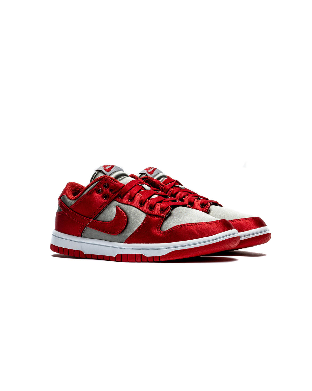 Nike Women's Dunk Low Essentials "UNLV Satin" Medium Grey/Varsity Red - Image 22