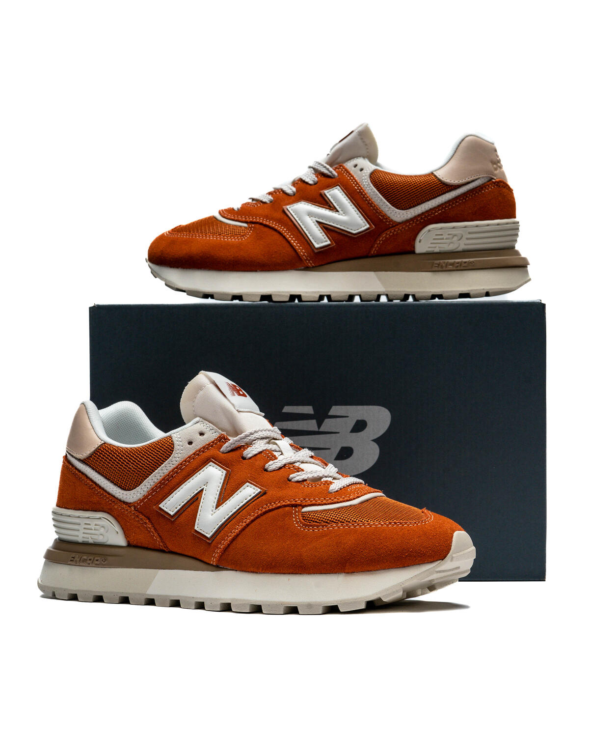 New Balance WL574 SYN (Braun / Weiß) - Image 6