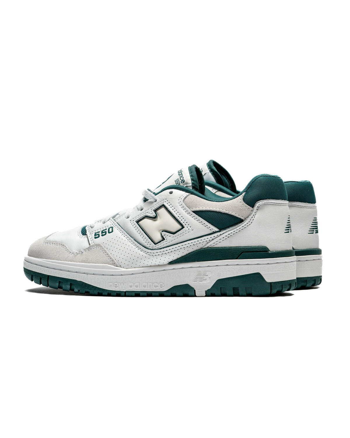 New Balance 550 White / Vintage Teal - Image 4