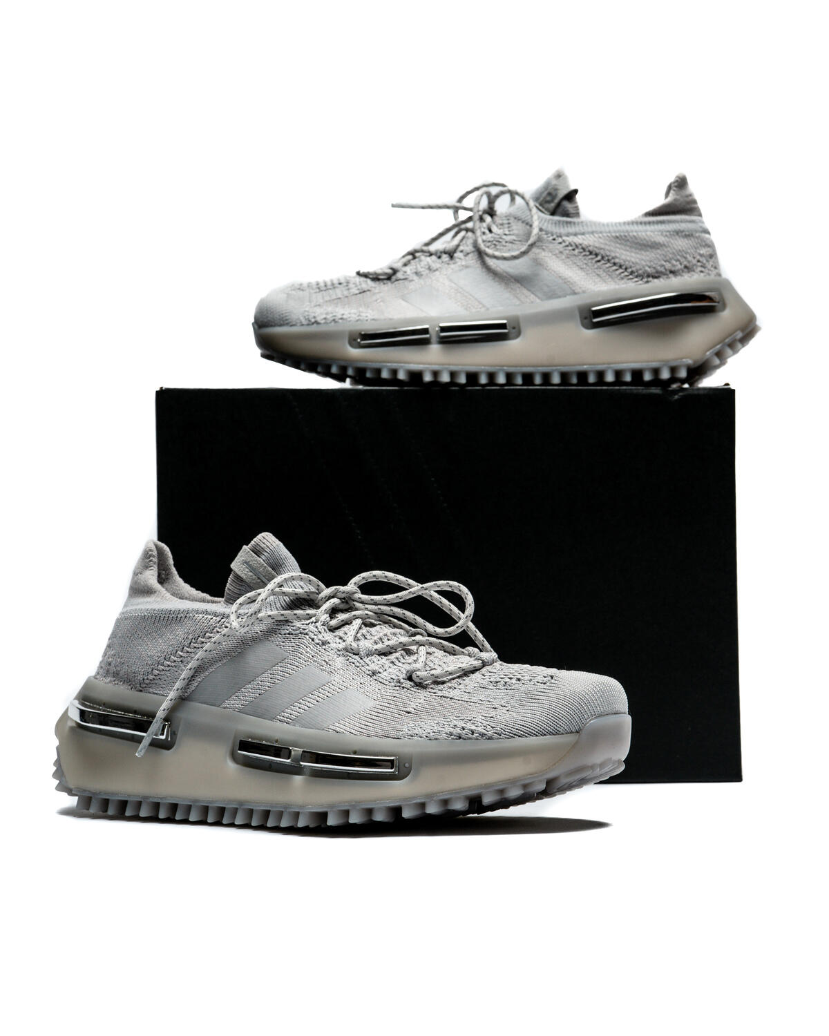 Adidas NMD S1 Grey Two/Grey One/Silver Metallic - Image 6