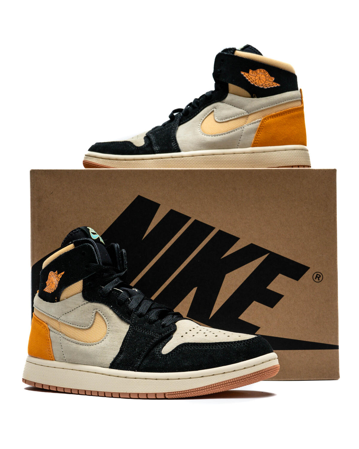 Air Jordan 1 Zoom CMFT 2 Muslin/Vivid Orange - Image 6