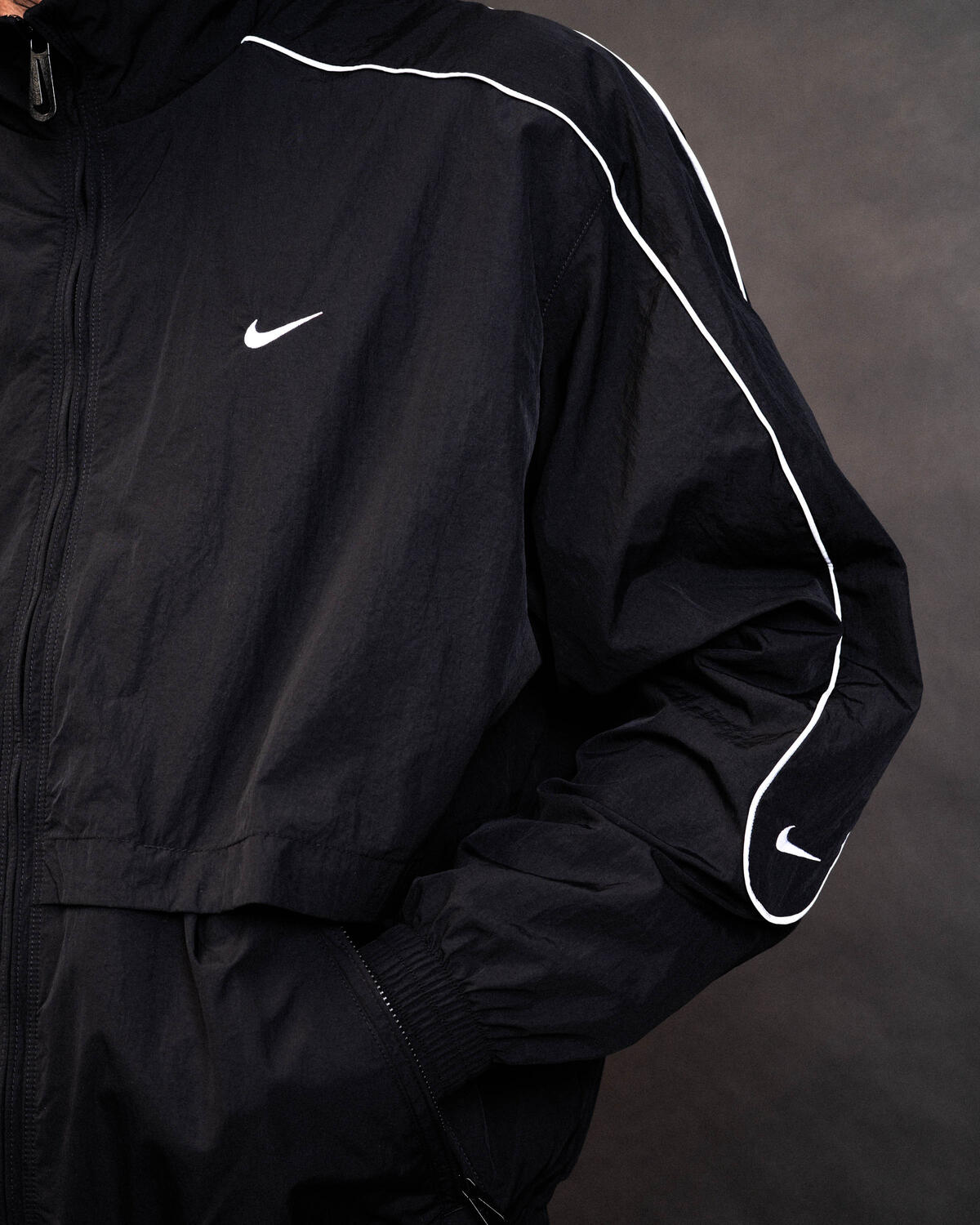 Nike Solo SwOosh Woven Track Jacket - Image 15