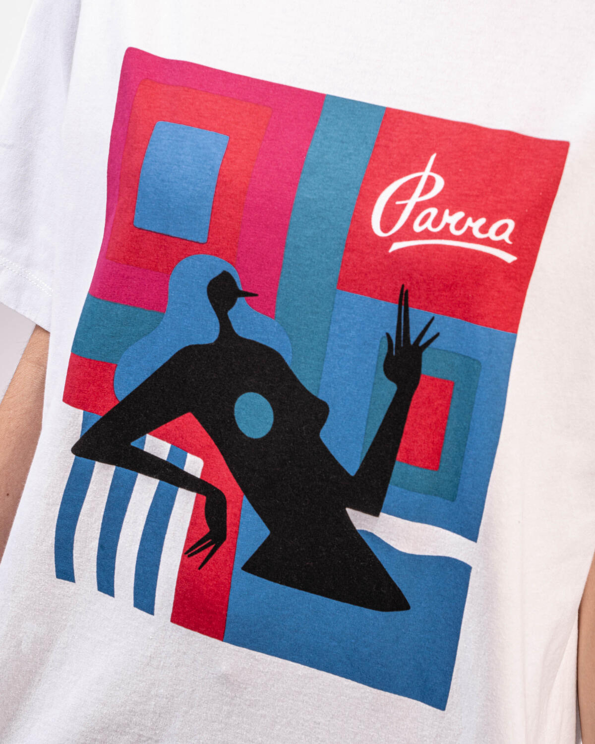 by Parra Hot Springs T-Shirt - White - Image 9
