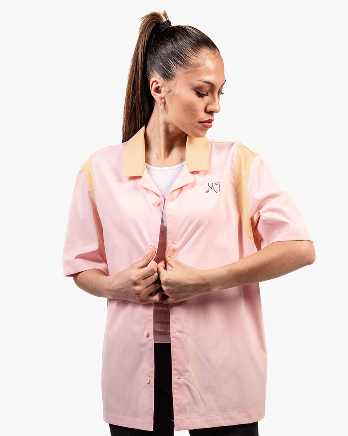 Jordan Women's Button Up Shirt Atmosphere / Celestial Gold - Image 4