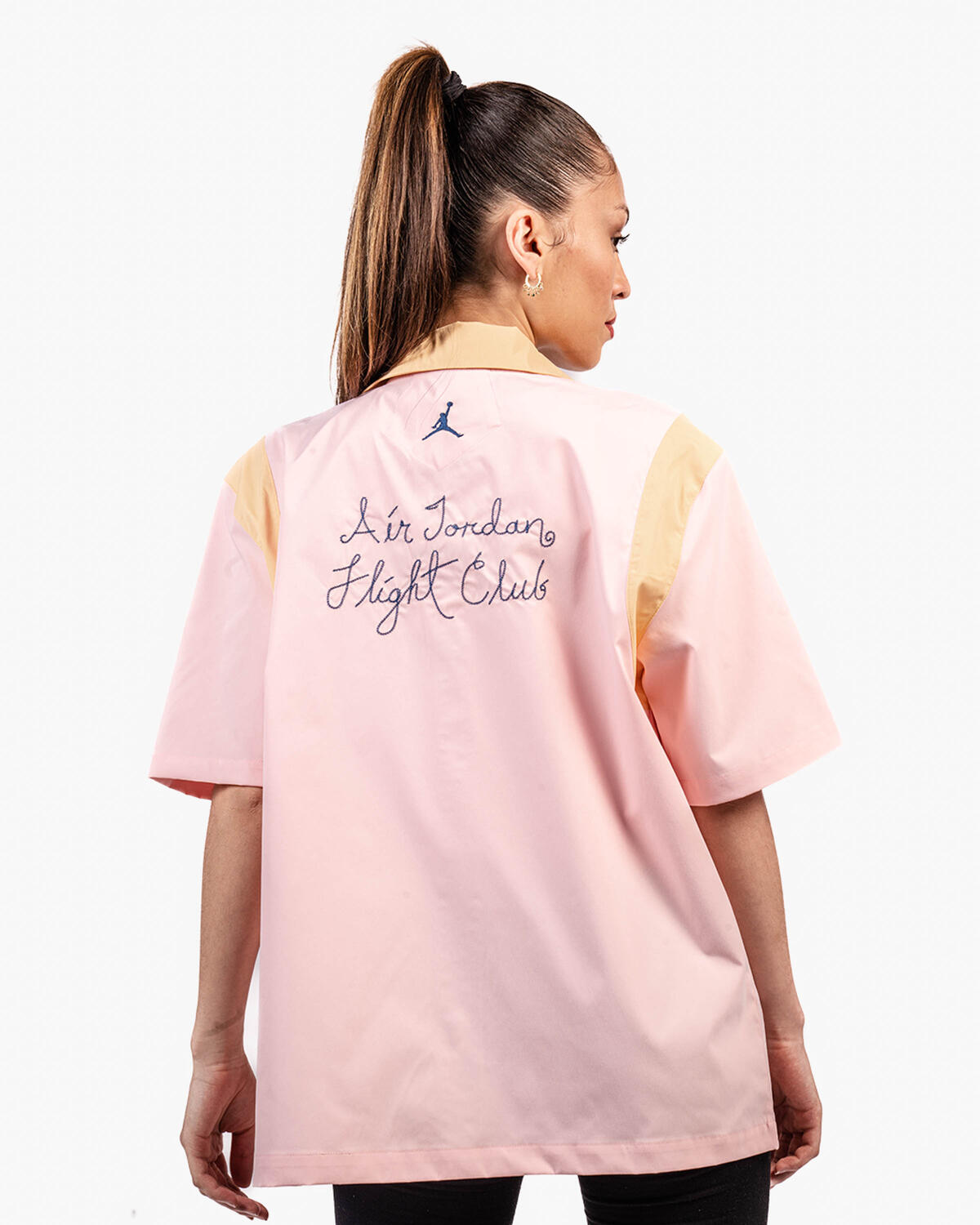 Jordan Women's Button Up Shirt Atmosphere / Celestial Gold - Image 6