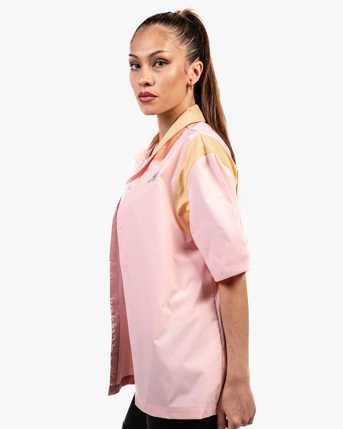 Jordan Women's Button Up Shirt Atmosphere / Celestial Gold - Image 5