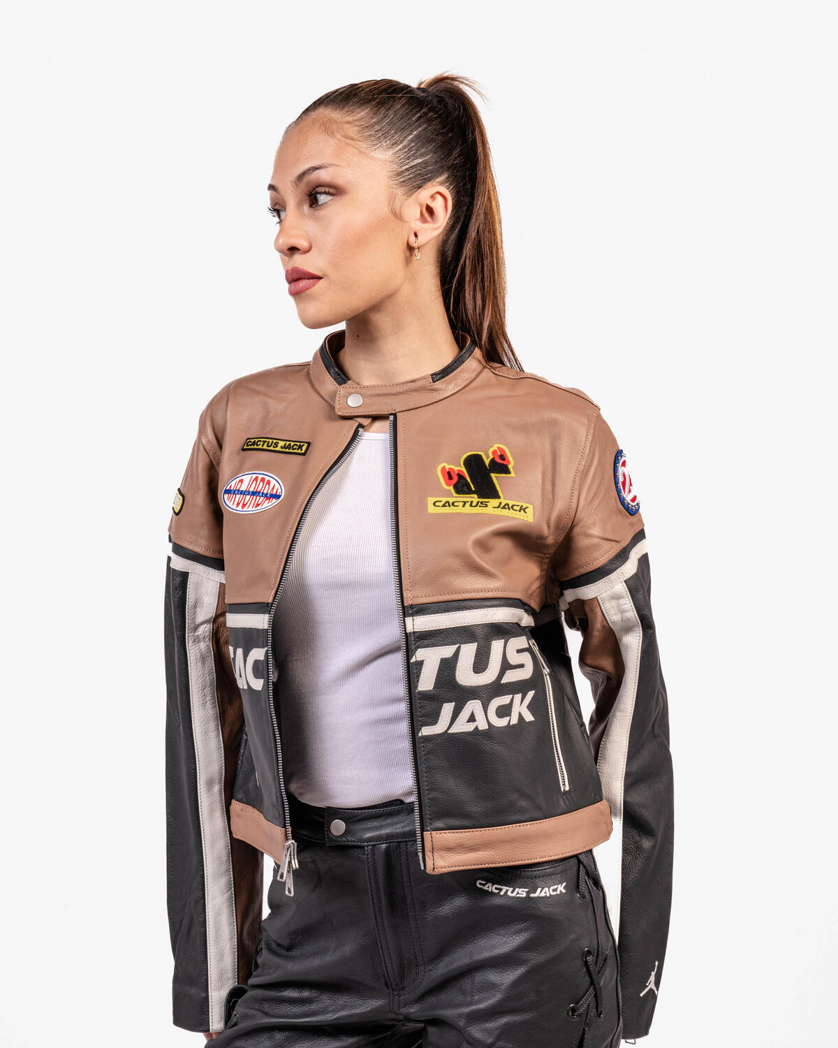 Jordan x Travis Scott Women's Leather Jacket