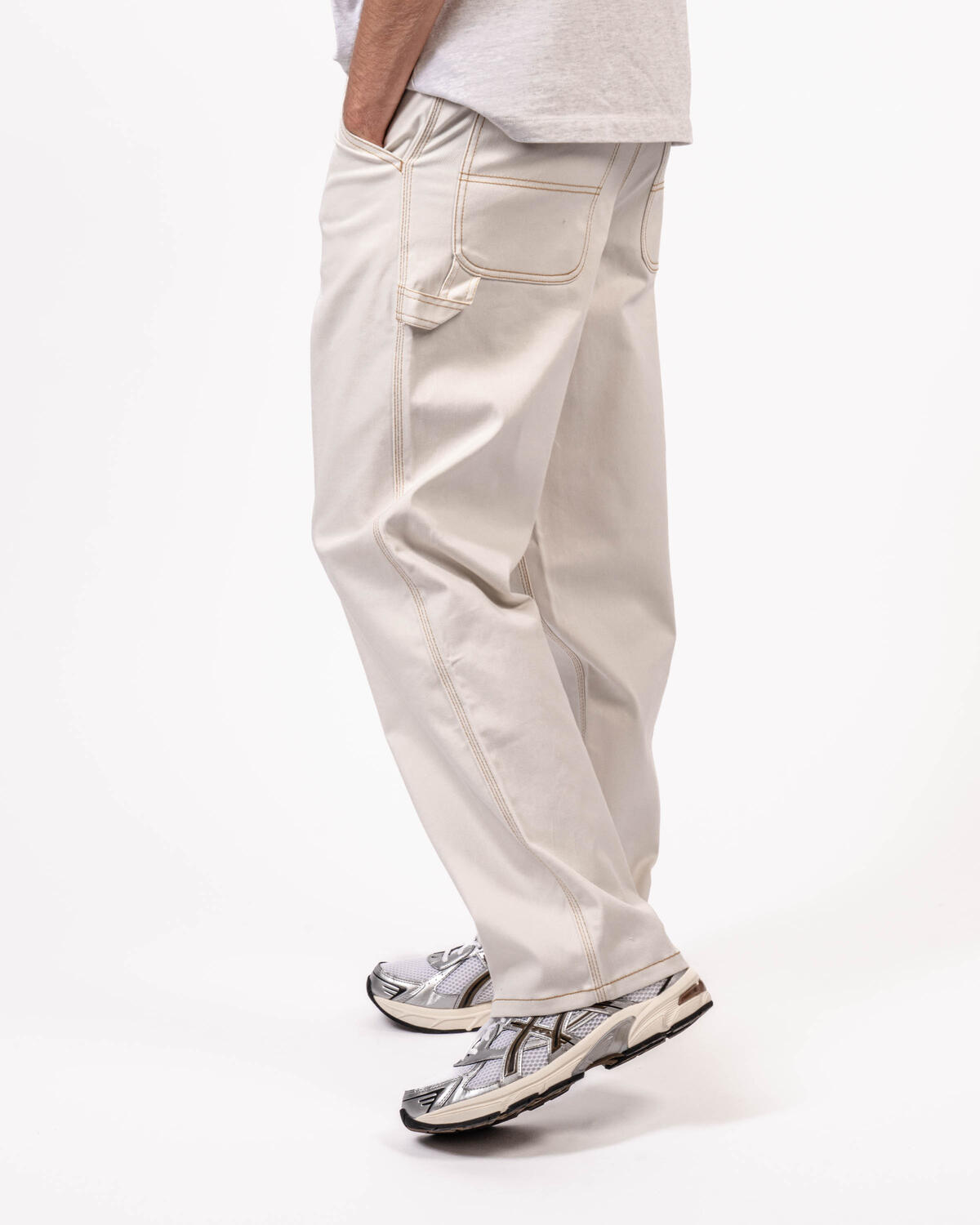 Nike Life Men's Carpenter Pants " Cream" - Image 4