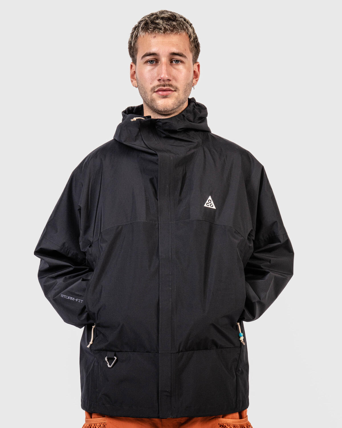 Nike ACG Cascade Rains Full Zip Jacket Black / Summit White - Image 9