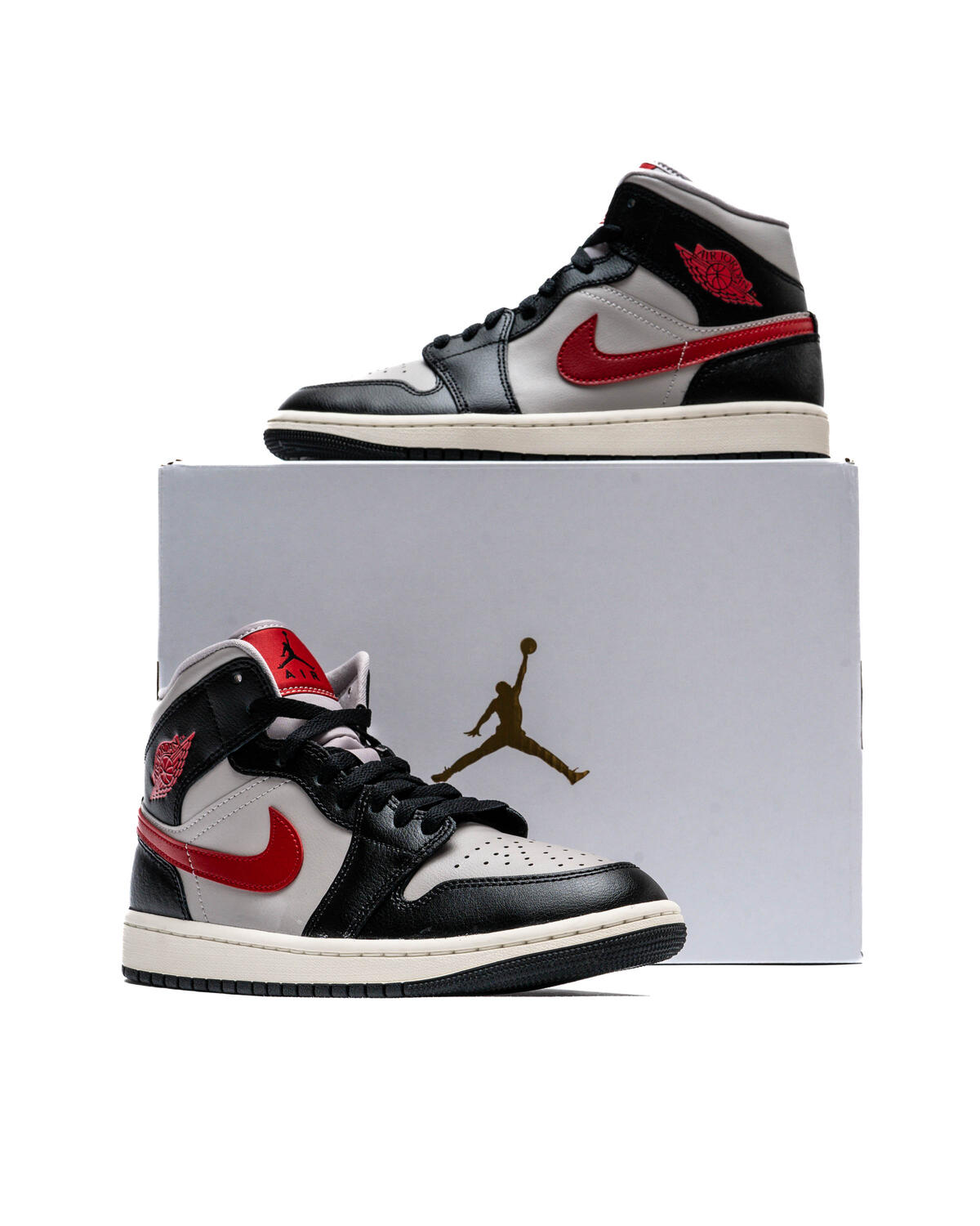 Air Jordan 1 Mid 'Sail/Off Noir/White/Gym Red' (Women's) - Image 11