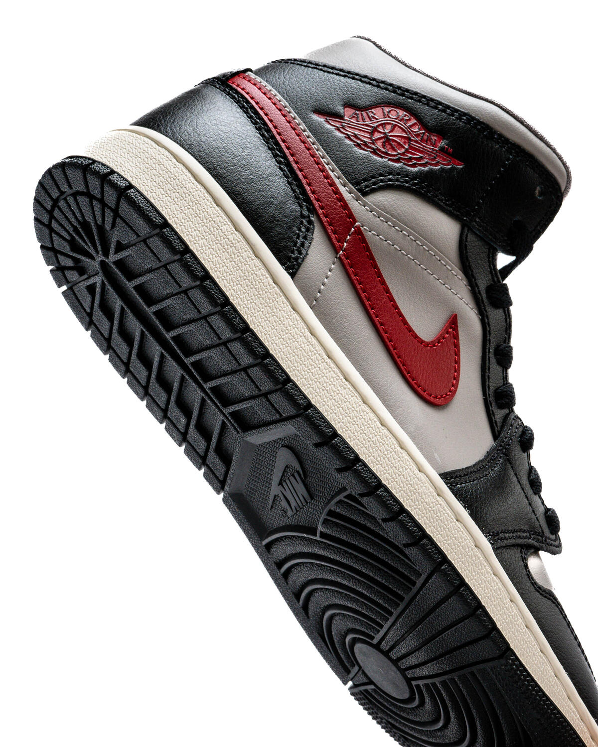 Air Jordan 1 Mid 'Sail/Off Noir/White/Gym Red' (Women's) - Image 12