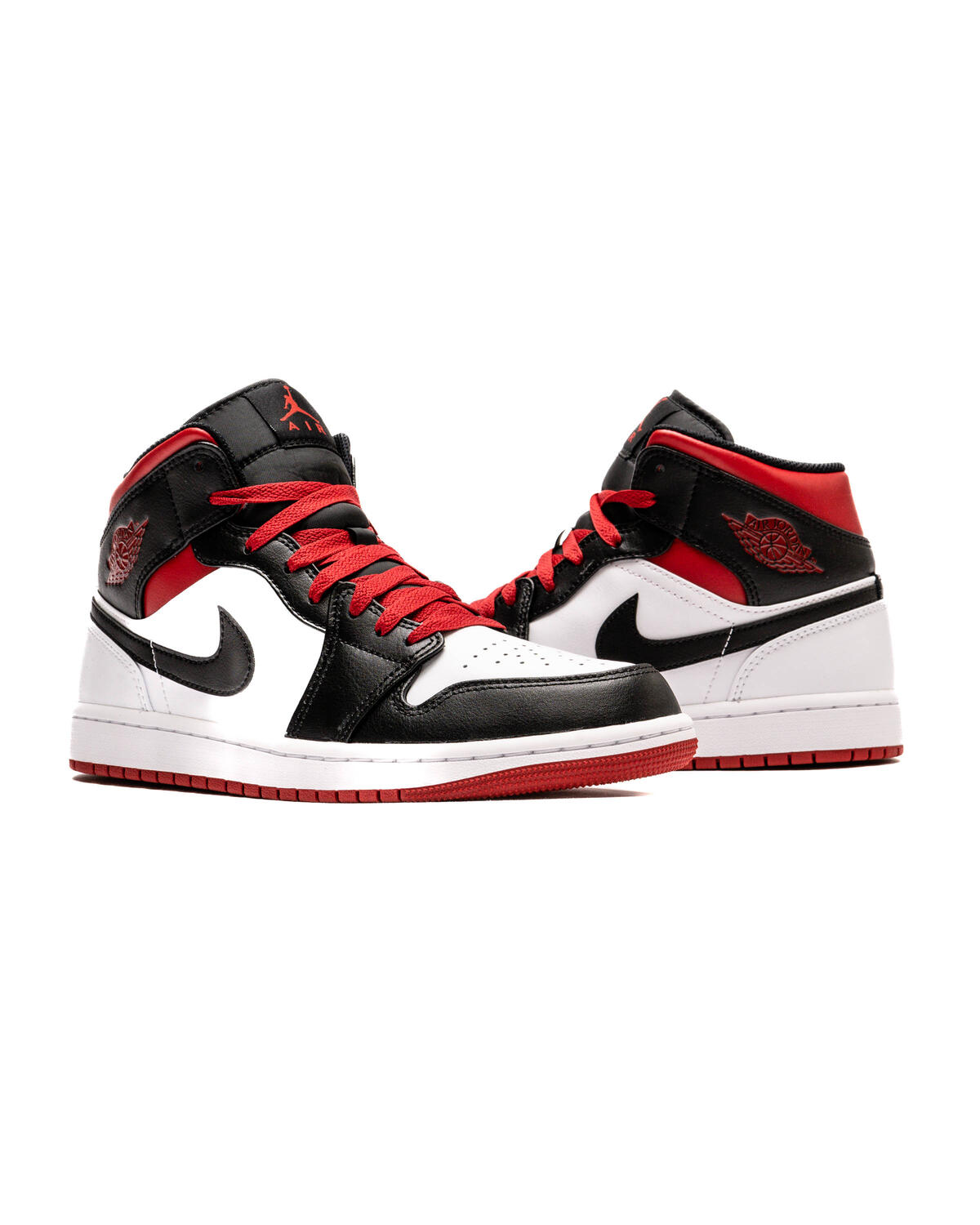 Jordan - Men - Air Jordan 1 Mid - White/Gym Red/Black - Image 20