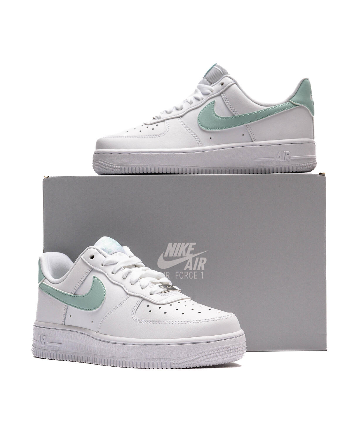 Nike Air Force 1 '07 White/Jade Ice (Women's) - Image 6