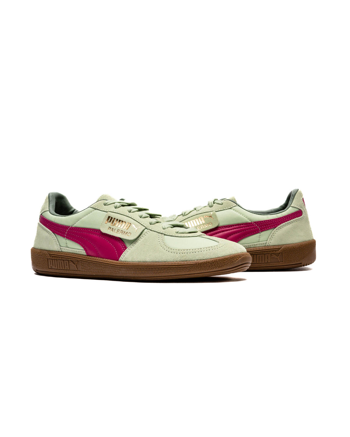Puma Palermo Green / Pink - Image 23