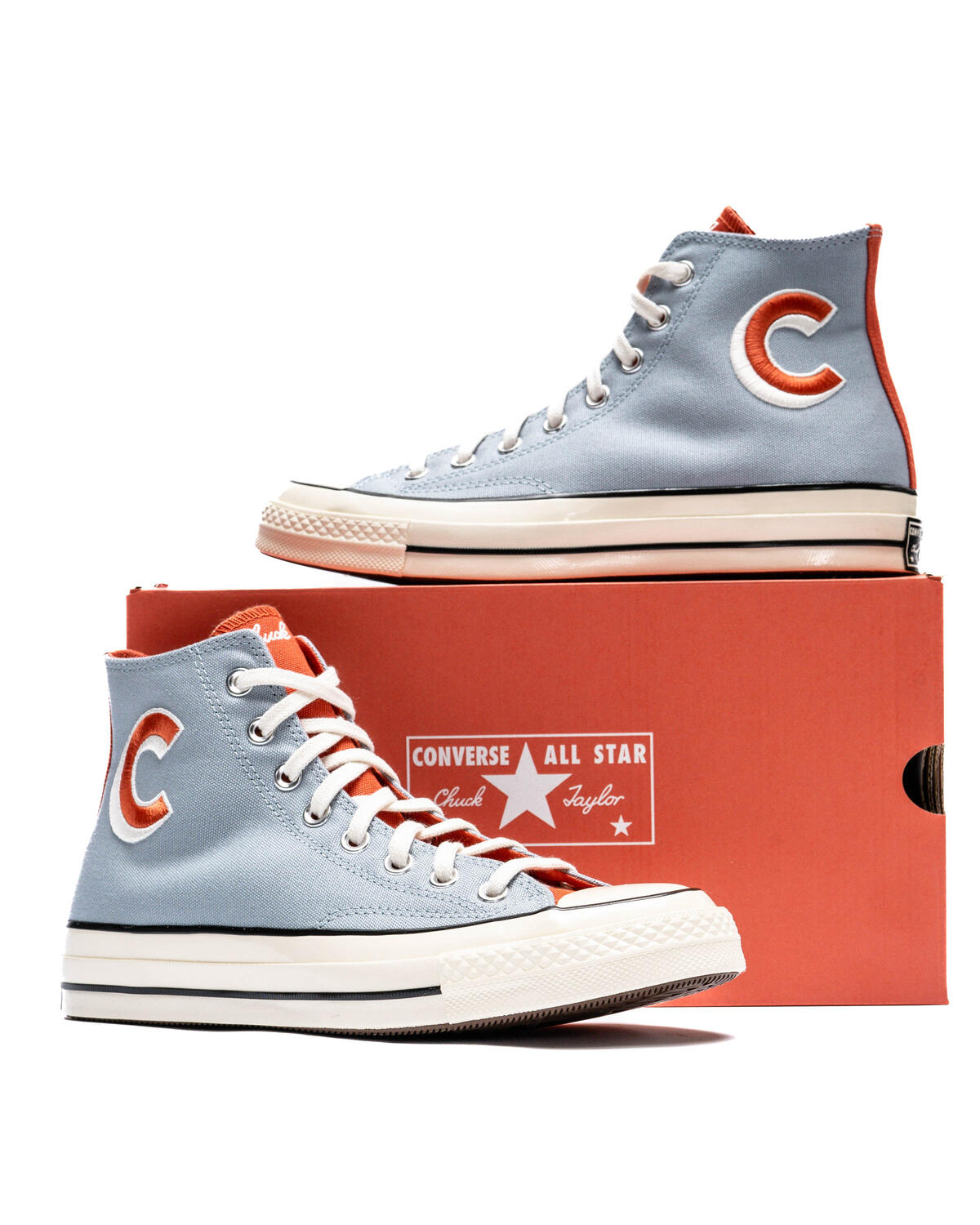 Converse Chuck Taylor All Star Hi Heirloom Silver / Blue - Image 6