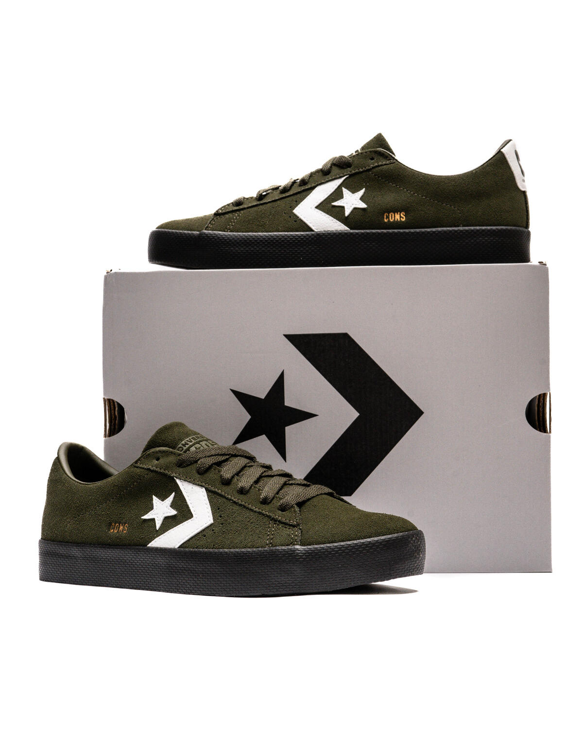 Converse Pro Leather Forest Shelter / White / Black - Image 5