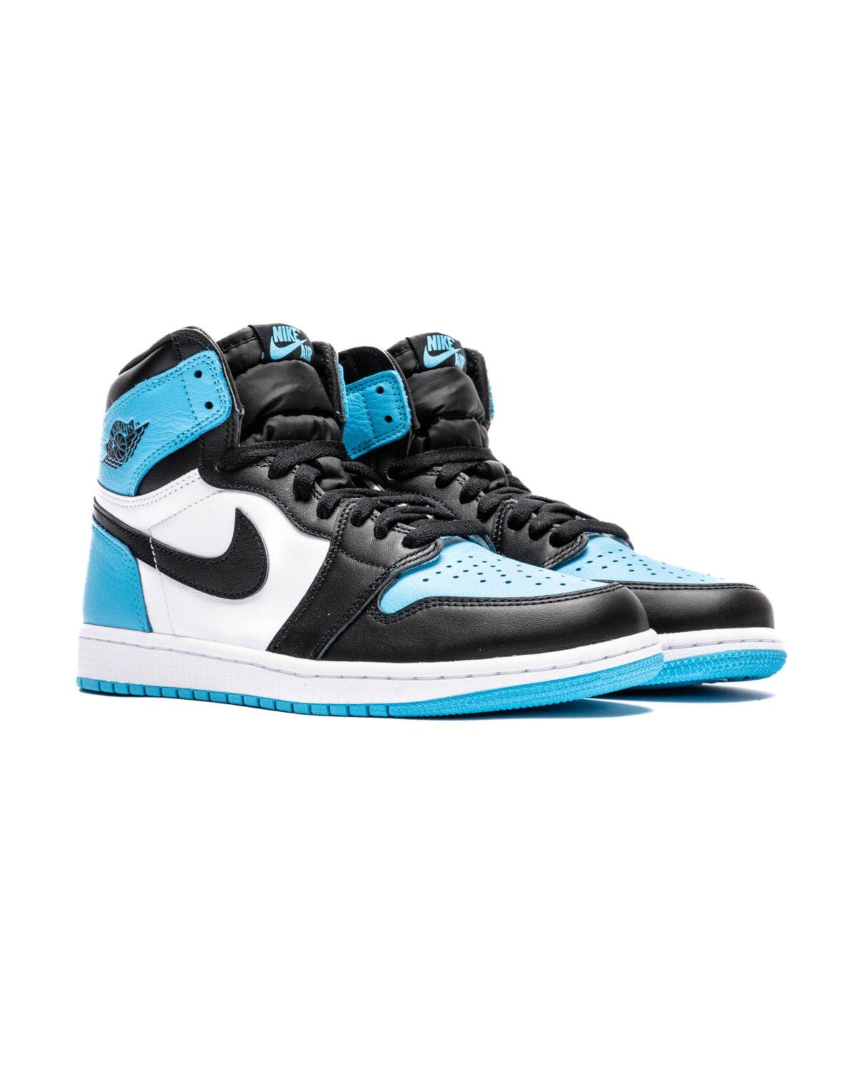 Nike air jordan 1 retro high og unc toe university blue blac, first look  at the fragment design x air jordan 1 black toe sample