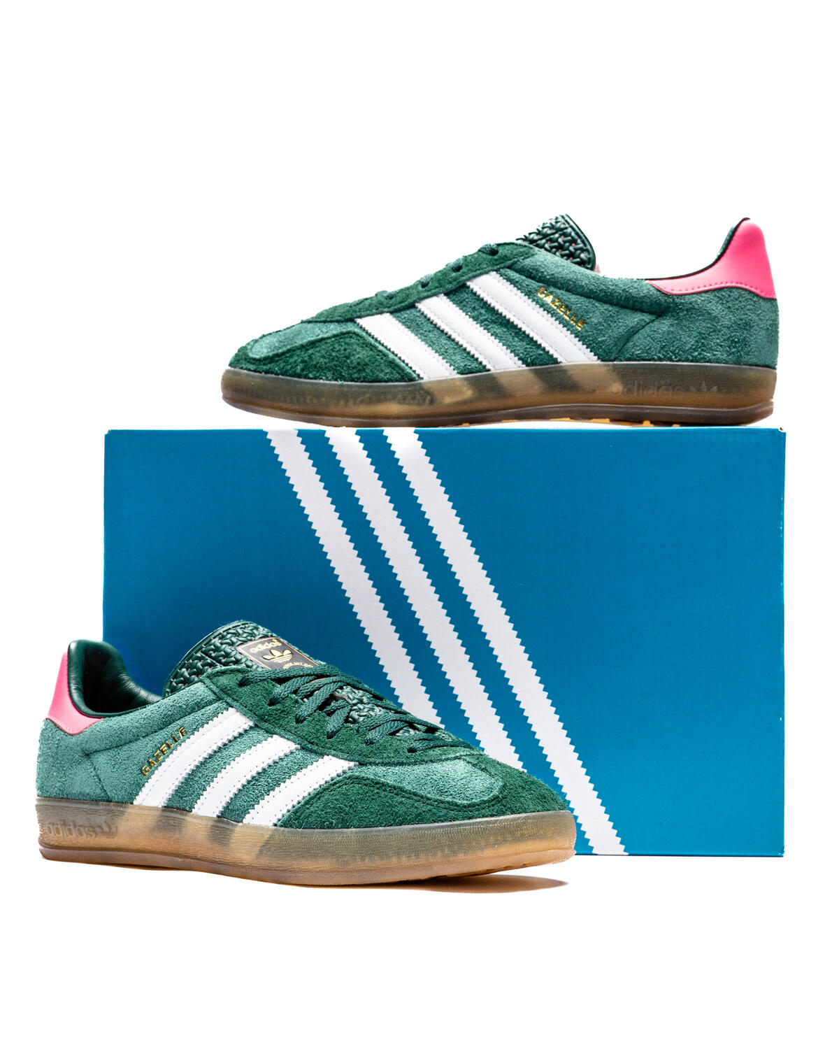 Adidas Gazelle 'Collegiate Green Lucid Pink' (Women's) - Image 12