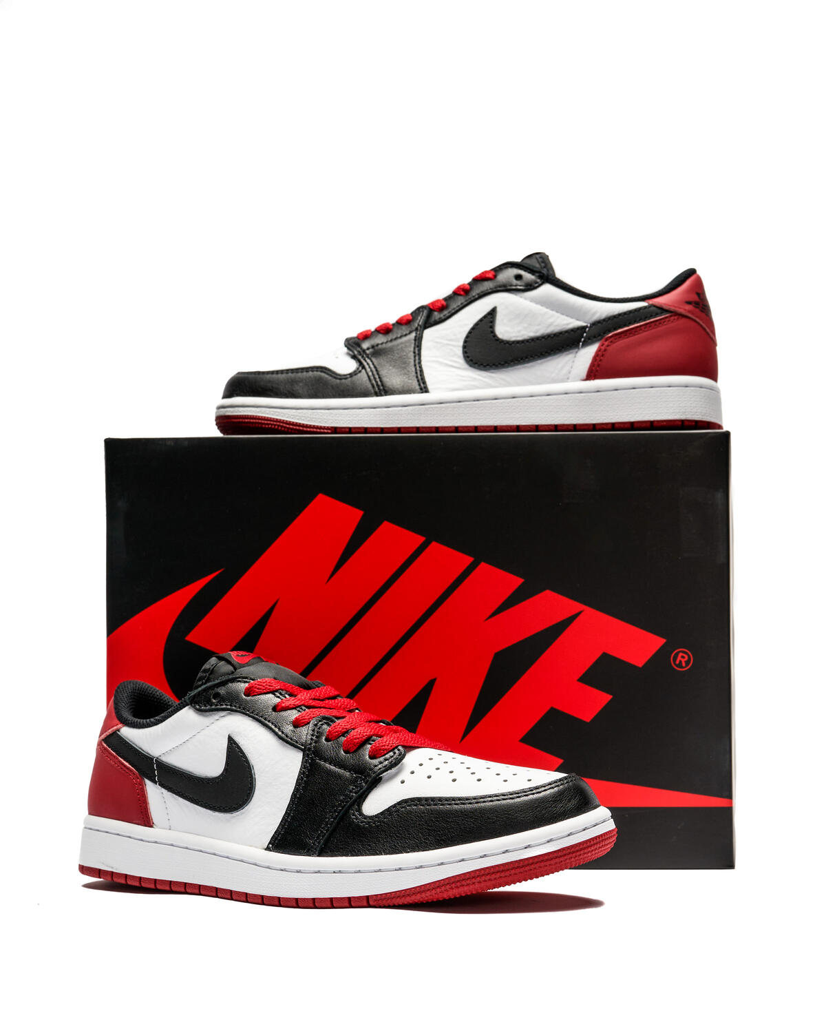 Air Jordan 1 Low 'White/Black/Varsity Red' - Image 29