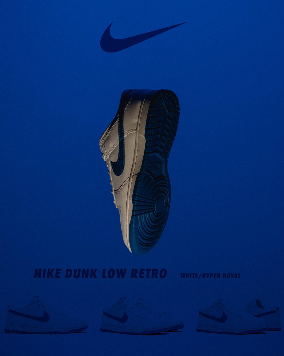 Nike Dunk Low Retro 'White/Hyper Royal' - Image 22