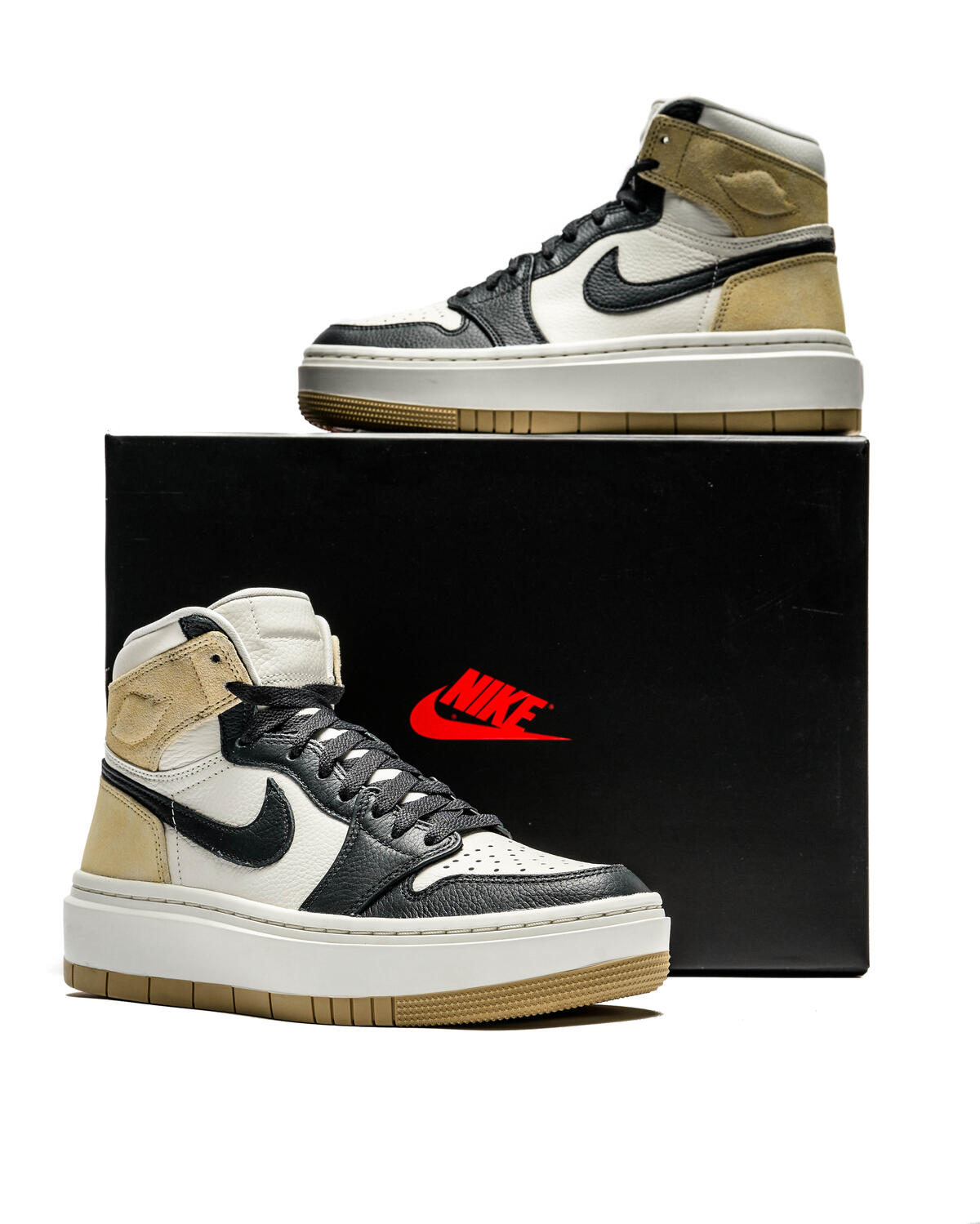 Air Jordan 1 Elevate Low Team Gold/Dark Smoke Grey (Women's) - Image 6