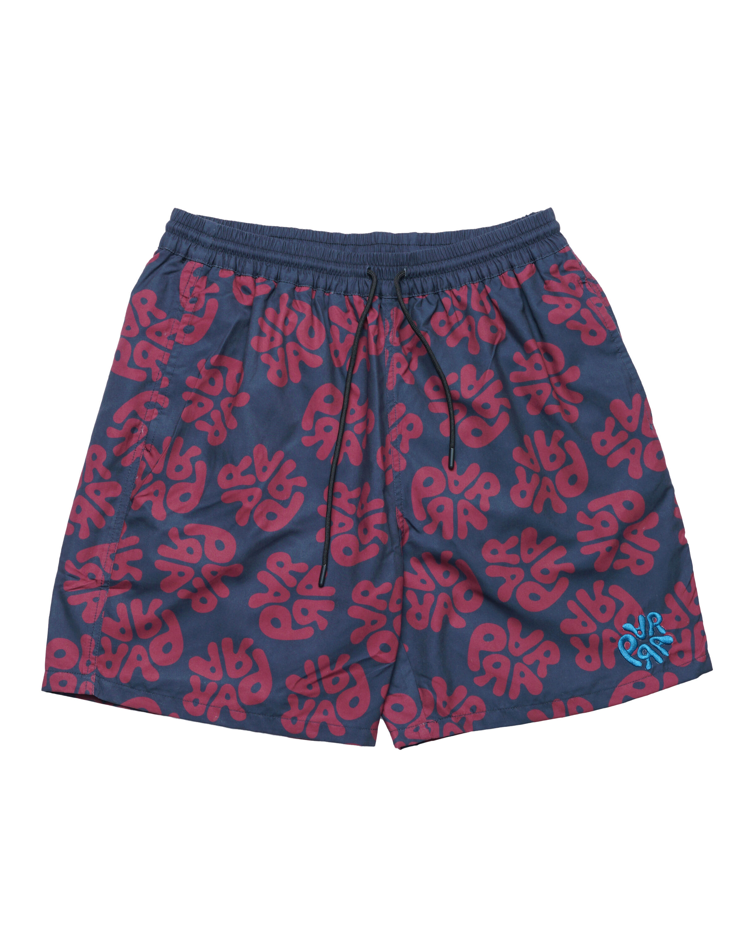 by Parra 1976 logo swim shorts
