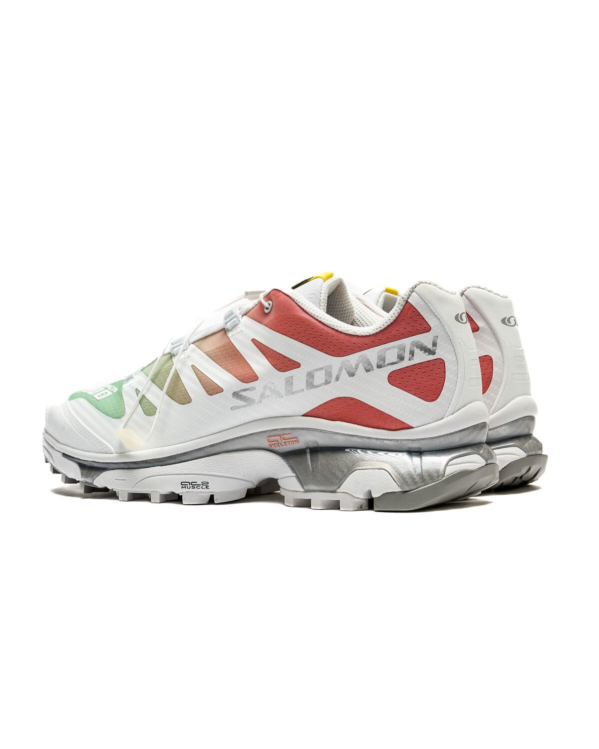 Salomon XT-4 OG White / Green Ash / Coral - Image 4